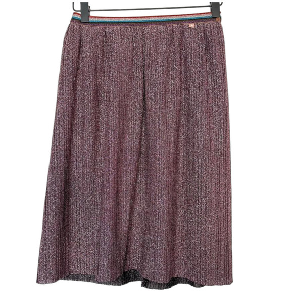 Molo Skirt Glitter Shimmer Pleated Midi Size 134 / 140 - Picture 1 of 8